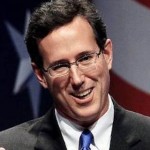 Presidenial candidate Rick Santorum