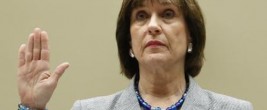 Former IRS operative Lois Lerner in her typical pose before Congress -- pleading the Fifth.