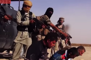 Islamic State terrorists murdering Iraqis.