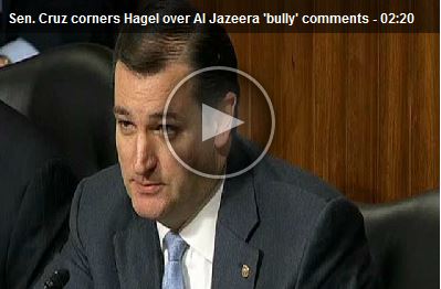 Senator Ted Cruz at Chuck Hagel hearing