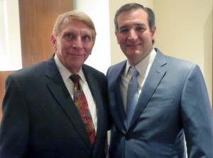 GING-PAC chairman William J Murray and Senator Ted Cruz