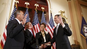Congressman Jolly is sworn into office by the Speaker of the House